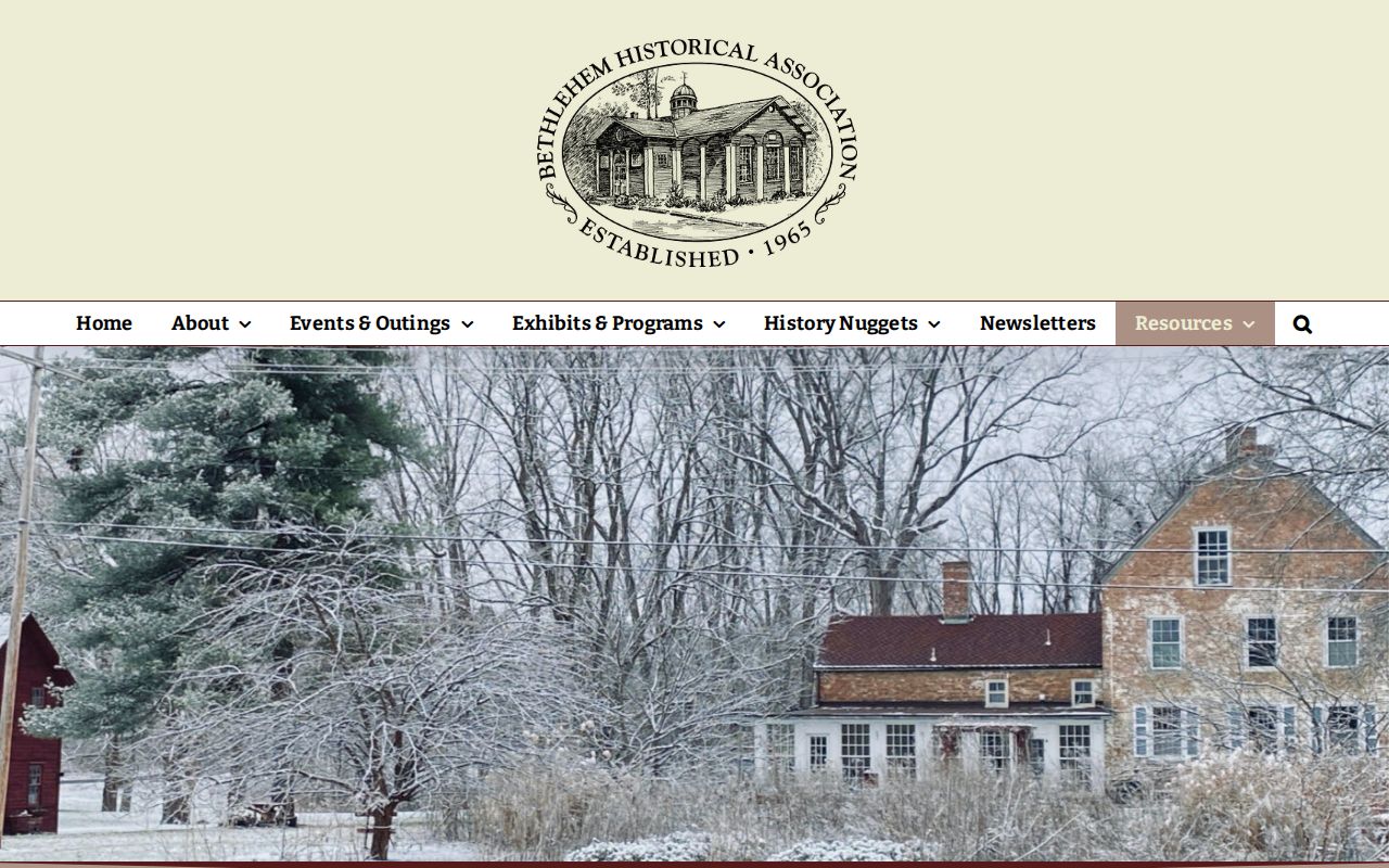 Town of Bethlehem neighbors local history resource links