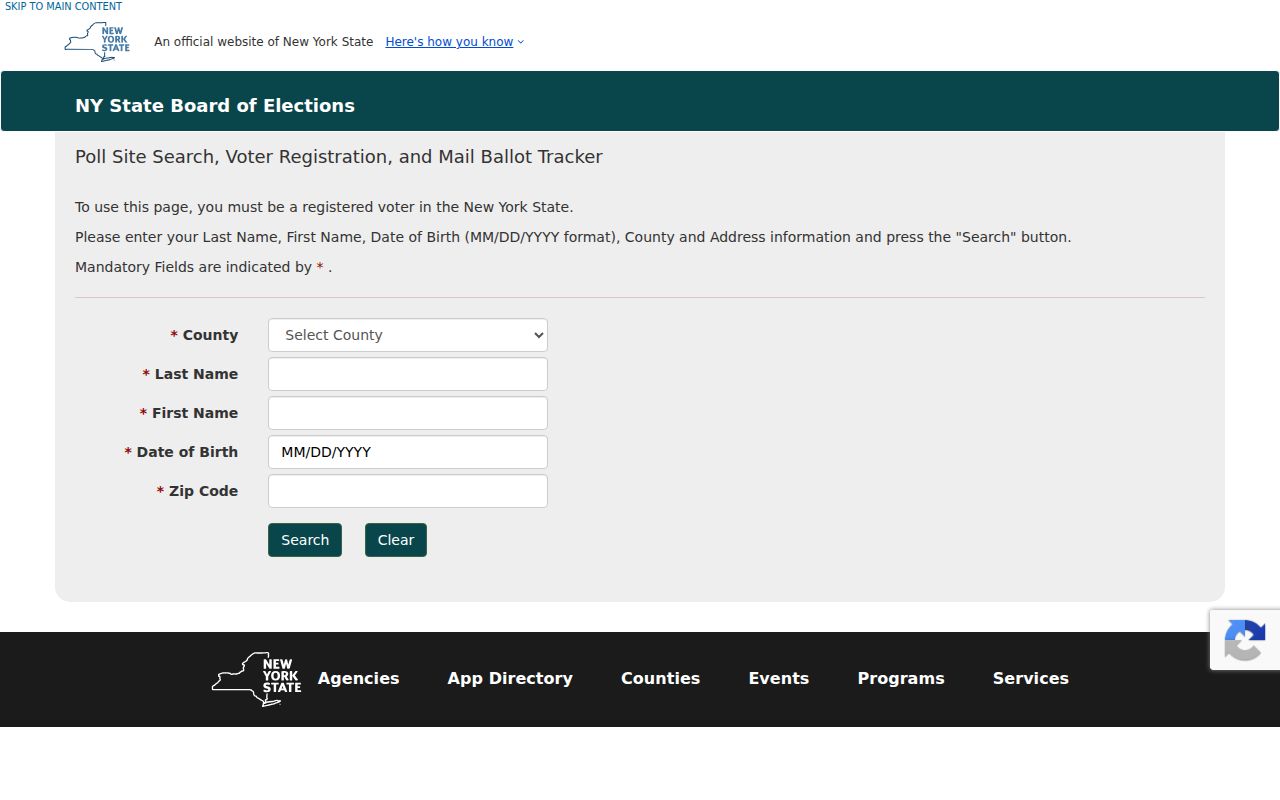 Town of Bethlehem residents directory New York voter lookup fields